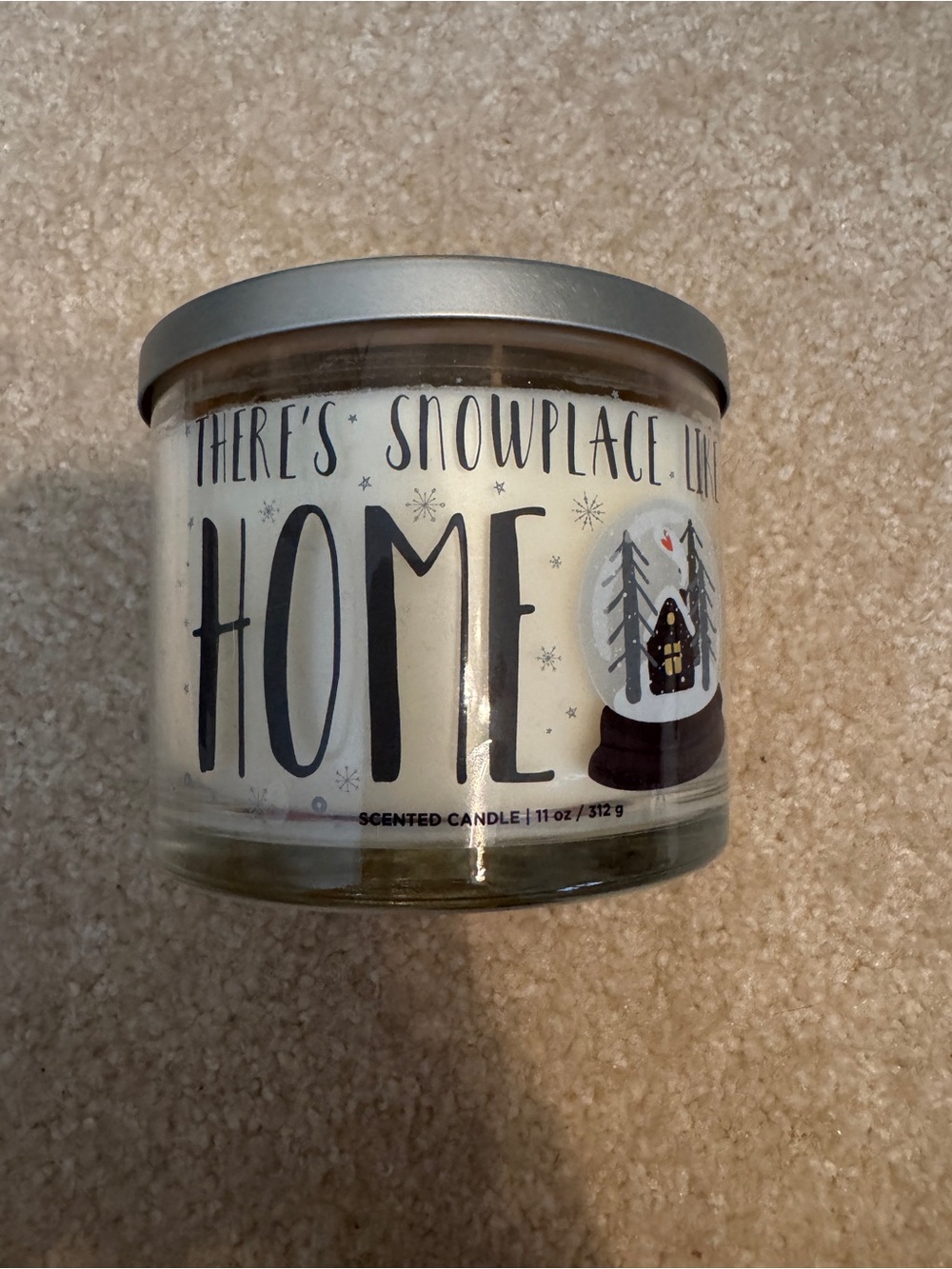 Chesapeake Bay Vanilla Mint Candle - White & Gold Lid